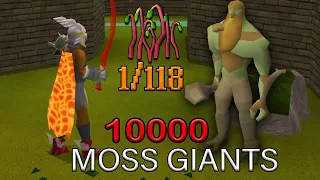 I killed over 10,000 Moss giants to get this drop...