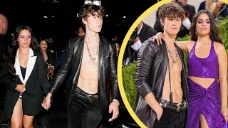 SHOW SOME SKIN! Shawn Mendes and Camila Cabello at Met Gala Red Carpet and Bieber's after-party