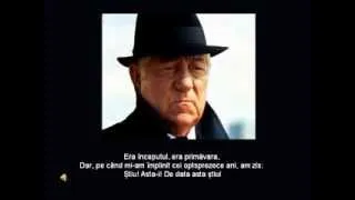 Jean Gabin, Maintenant je sais, lyrics in romanian subtitle