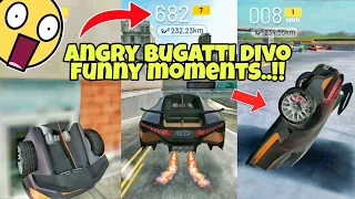 Angry Bugatti divo😈Funny moments😂|| Extreme car driving simulator🔥||