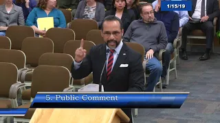 Santa Cruz County Board of Supervisors 1/15/19