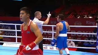 Round of 32 (81kg) NURDAULETOV Bekzad (KAZ) vs KORBAJ BARRERA Nalek (VEN) /AIBA World 2019