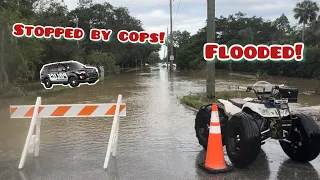 Riding Fourwheelers Threw A Flooded Town *Must Watch*