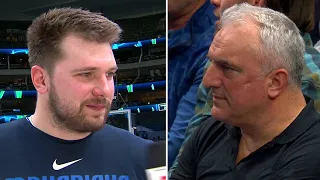 Luka Doncic calls his dad's appearances at his games 'amazing!' | NBA on ESPN