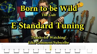 Born to be Wild - The Cult (Bass Cover with Tabs)