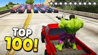 TOP 100 FUNNIEST FAILS & WINS IN GTA 5