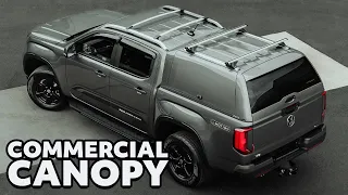 2023 VW Amarok Alpha CMX Commercial Hardtop Canopy with Lift-Up Side Doors