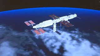 China's Wentian lab module docks with Tiangong space station