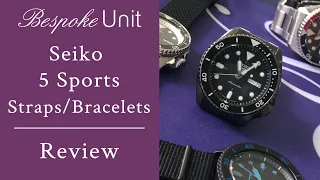 Seiko 5 Sports Watches - Overview Of Bracelet & Strap Options