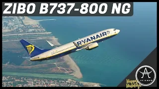 [XP11] Ryanair España Tour | Zibo 737-800 NG 3.38 | LEIB ✈ LEMG ✈ LEST  | ASXP + Ortho4XP + xVision