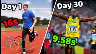 TRAINING LIKE USAIN BOLT FOR 30 DAYS - 30 Days Sprint Training - I Trained Sprints For A Month