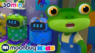 Sửa Xe Buýt Vào Giờ Ngủ - Gecko's Garage | Phim hoạt hình thiếu nhi | Moonbug Tiếng Việt