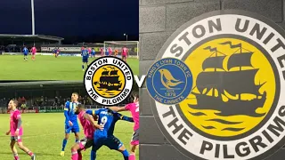 BOSTON UNITED V KING’S LYNN || 0-2 || BAD FOOD REVIEW || OMOTAYO SCORES AGAIN!