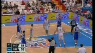 Greece - Slovenia (eurobasket 2007) Last 5 minutes