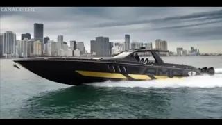 RACING BOAT 2700 HP AMG TIRRANNA CIGARETTE 59 COMPLETE DETAILS