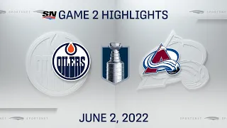 NHL Game 2 Highlights | Oilers vs. Avalanche - Jun 02, 2022