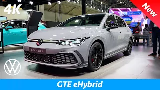 VW Golf 8 GTE - FIRST Look & Review in 4K | Exterior - Interior (245 HP) eHybrid