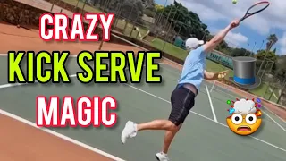 Magic secret on the KICK SERVE (MADNESS)