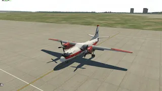 XP11 - An-24 startup and takeoff