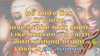 DJ  Bobo - Love Is All Around - Instrumental and Karaoke