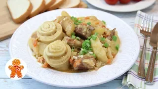 Штрудли с Капустой и Картошкой ✧ Вкусное и Сытное Мясное Блюдо