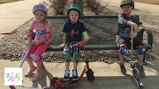 OUR FIRST LONG SCOOTER RIDE | KIDS LIFE 365 | 1.31.16