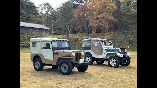 ～三菱ジープJ52後期で行く～J30 Owner’sClub Autumn Meeting In Lake  Matsubaraへ行くの巻き