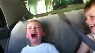 Funny kid video scary car wash ride "MUST SEE" Hilarious