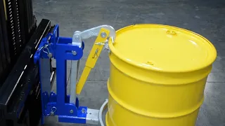 Vestil Manufacturing Carriage Mounted Drum Lifter demonstration