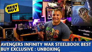 Avengers Infinity War 4K Steelbook Best Buy : Unboxing