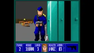 Wolfenstein 3D Longplay (Episode 1-6, complete) - Let's Play shtum - Letsplay stumm