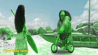 Moana Learning Color movies songs Funny Videos  Learn Colors For Kids 3D #13
