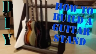 How to build a Guitar Stand - DO IT YOURSELF without busting the bank!