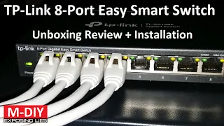 TP Link TL-SG108E 8 Port Smart Gigabit Switch (Unboxing Review + Installation)