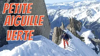 Petite Aiguille Verte & rappel sur champignon de neige. EVOLUTION