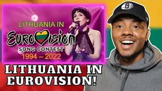AMERICAN REACTS TO Lithuania in Eurovision Song Contest 1994 2022