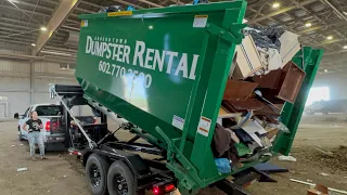 How To Load A Roll Off Dumpster (3 Examples)