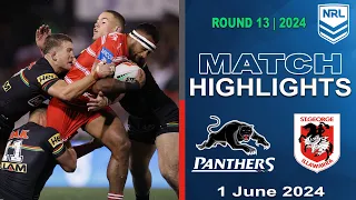 Penrith Panthers v St George Illawarra Dragons | Match Highlights | NRL 2024