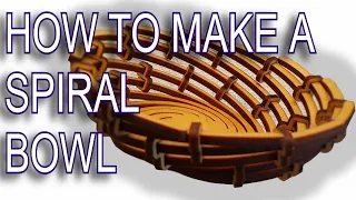 How to make a plywood SPIRAL BOWL - tutorial and drawings - CNC Laser Cut