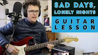 Sad Days, Lonely Nights by The Black Keys Guitar Lesson Tutorial