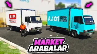 Süper Market Arabalar ile Uçağa Teslimat Yapıyoruz - GTA 5