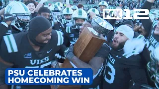 Portland State Vikings celebrate homecoming with 47-to-35 win over EWU