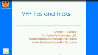 VFP Tips and Tricks