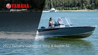2022 Yamaha Outboard 30hp & Buster S2