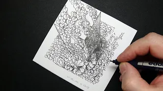 How to Draw 3D Vegetation - Creeping Ivy Illusion