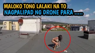 Hindi Alam ng Babaeng Ito na May Drone Pala Magugulat ka sa iyong Makikita