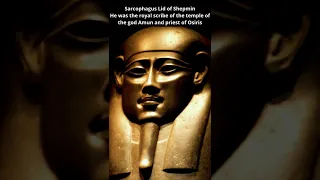 Sarcophagus Lid of Shepmin #shorts