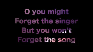 You Might Forget The Singer ~ Gaither Vocal Band ~ lyric video