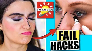 VIRAL BEAUTY HACKS IN REAL LIFE  😐 HOW THEY WORK CORRECT  | KINDOFROSY