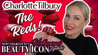 NEW! CHARLOTTE'S HOLLYWOOD BEAUTY ICON LIPSTICKS - THE REDS in MATTE REVOLUTION
